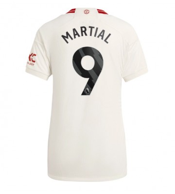 Manchester United Anthony Martial #9 Koszulka Trzecich Kobiety 2023-24 Krótki Rękaw
